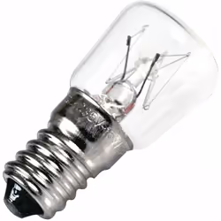 Ampoule 300°C 15W E14 compatible pour four, cuisinière CANDY, BRANDT, ROSIERES, SAUTER, AEG, ARTHUR MARTIN ELECTROLUX, DE DIE ...