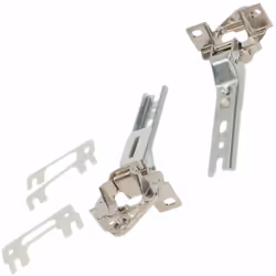 Lot de 2 charnières pour réfrigérateur, congélateur BOSCH, SIEMENS, NEFF, DE DIETRICH, GAGGENAU, ELEKTRA-BREGENZ 93X1336, 002 ...