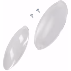 Lot de 2 cache lampes pour hotte SMEG, ARISTON HOTPOINT, ZANUSSI, ARTHUR MARTIN ELECTROLUX, ELECTROLUX, PROGRESS, ROBLIN, FAU ...