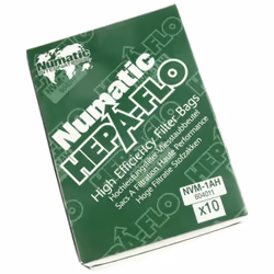 Boite de 10 sacs HEPA FLO 6 litres pour Aspirateur NUMATIC 604011 Appareils compatibles : [ASPIRATEUR NUMATIC: ] NVM1AH BB436 ...