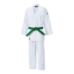 Kimono de judo - Mizuno - Hayato Enfant - Blanc - Manches longues - 100% coton