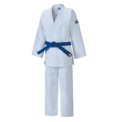 Kimono Mizuno judo keiko 2 logo brodé - blanc - 165 cm