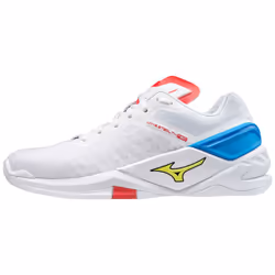 Mizuno Wave Stealth Neo Blanc / Rouge / Bleu / Jaune