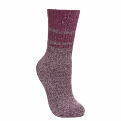 Trespass Hadley - Chaussettes de marche (2 paires) - Femme (Bordeaux / beige)