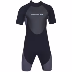Trespass Scuba - Combinaison courte de plongée 3mm - Homme - Taille S (Noir)