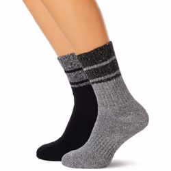 Trespass - Lot de 2 paires de chaussettes de randonnée HITCHED - Homme (Noir/Gris)