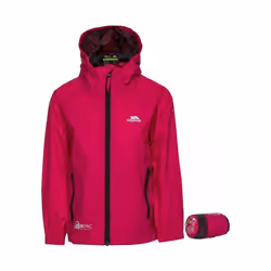 Trespass Qikpac - Veste imperméable repliable - Enfant unisexe (Rose)