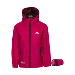 Trespass Qikpac - Veste imperméable repliable - Enfant unisexe (Rose)