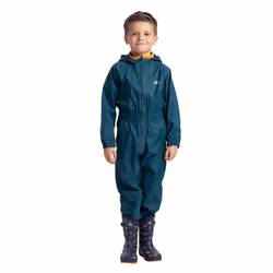 Trespass Button - Salopette de pluie - Enfant unisexe (Bleu marine)