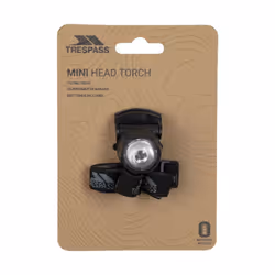 Trespass Flasher - Lampe frontale LED (Noir)