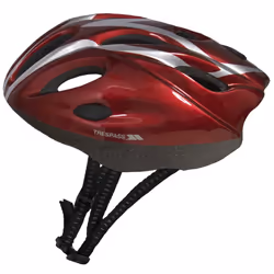 Trespass - Casque de vélo TANKY - Enfant - Taille T1: 48/52cm (Rouge métallique)