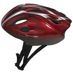 Trespass - Casque de vélo TANKY - Enfant - Taille T2: 52/56cm (Rouge métallique)