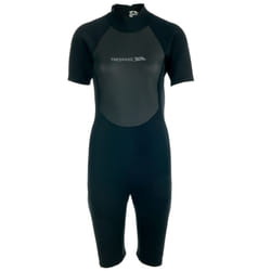 Trespass Scubadive - Combinaison courte de plongée 3mm - Femmes - Taille L (Noir)