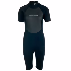 Trespass Scubadive - Combinaison courte de plongée 3mm - Femmes - Taille XS (Noir)