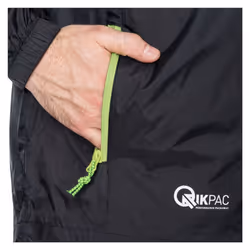 Trespass - Veste imperméable QIKPAC - Adulte (Noir)