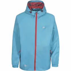 Trespass Qikpac - Veste imperméable repliable - Enfant unisexe (Bleu aquatique)