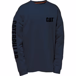 Caterpillar C1510034 - T-shirt à manches longues - Homme (Bleu marine)