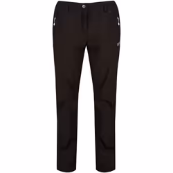 Regatta - Pantalon de randonnée GEO SOFTSHELL - Femme (Noir)