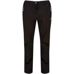 Regatta Softshell II - Pantalon de randonnée - Femme (Coupe courte) (Noir)