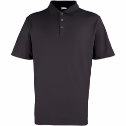 Premier - Polo épais à manches courtes - Homme (Noir)