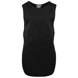 Premier - Tablier long à poche - Taille M (Noir)
