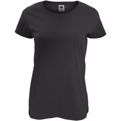 Fruit of the Loom - T-shirt - Femme (Noir)
