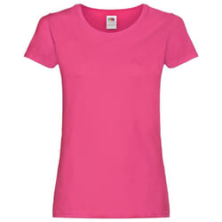 Fruit of the Loom - T-shirt - Femme (Fuchsia)