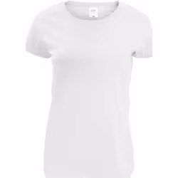 Fruit of the Loom - T-shirt - Femme (Blanc)