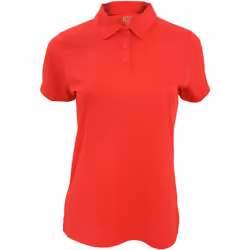 Fruit Of The Loom - Polo sport - Femme (Rouge)
