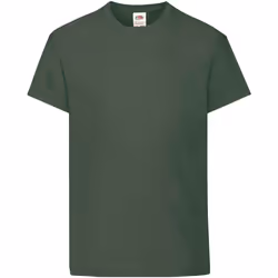 Fruit Of The Loom - T-shirt à manches courtes - Enfant unisexe (Vert bouteille)