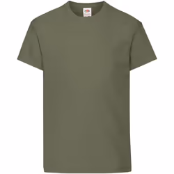 Fruit Of The Loom - T-shirt à manches courtes - Enfant unisexe (Olive)