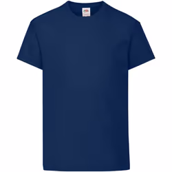 Fruit Of The Loom - T-shirt à manches courtes - Enfant unisexe (Bleu marine profond)