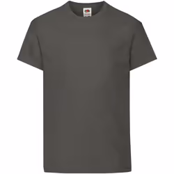 Fruit Of The Loom - T-shirt à manches courtes - Enfant unisexe (Graphite clair)