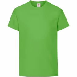 Fruit Of The Loom - T-shirt à manches courtes - Enfant unisexe (Vert citron)