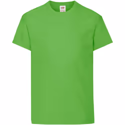 Fruit Of The Loom - T-shirt à manches courtes - Enfant unisexe (Vert citron)