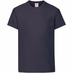 Fruit Of The Loom - T-shirt à manches courtes - Enfant unisexe (Bleu marine)