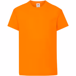 Fruit Of The Loom - T-shirt à manches courtes - Enfant unisexe (Orange)
