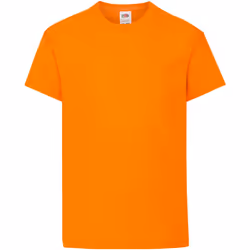 Fruit Of The Loom - T-shirt à manches courtes - Enfant unisexe (Orange)