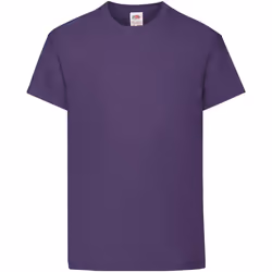 Fruit Of The Loom - T-shirt à manches courtes - Enfant unisexe (Violet)