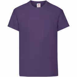 Fruit Of The Loom - T-shirt à manches courtes - Enfant unisexe (Violet)