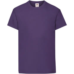 Fruit Of The Loom - T-shirt à manches courtes - Enfant unisexe (Violet)