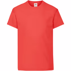 Fruit Of The Loom - T-shirt à manches courtes - Enfant unisexe (Rouge)