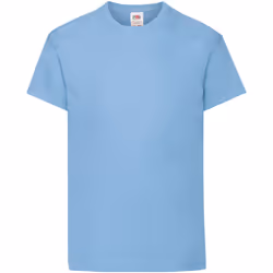 Fruit Of The Loom - T-shirt à manches courtes - Enfant unisexe (Bleu ciel)