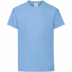 Fruit Of The Loom - T-shirt à manches courtes - Enfant unisexe (Bleu ciel)