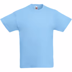 Fruit Of The Loom - T-shirt à manches courtes - Enfant (Bleu ciel)