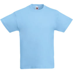 Fruit Of The Loom - T-shirt à manches courtes - Enfant (Bleu ciel)