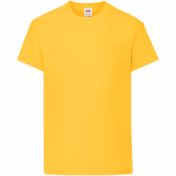 Fruit Of The Loom - T-shirt à manches courtes - Enfant unisexe (Tournesol)