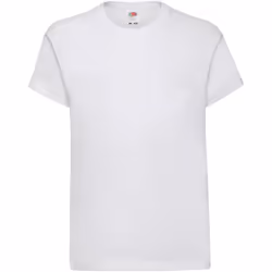 Fruit Of The Loom - T-shirt à manches courtes - Enfant unisexe (Blanc)
