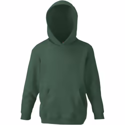 Fruit Of The Loom - Sweatshirt à capuche - Enfant (Vert bouteille)