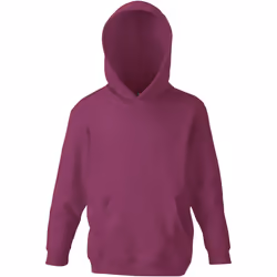 Fruit Of The Loom - Sweat à capuche - Enfant unisexe (Bordeaux)